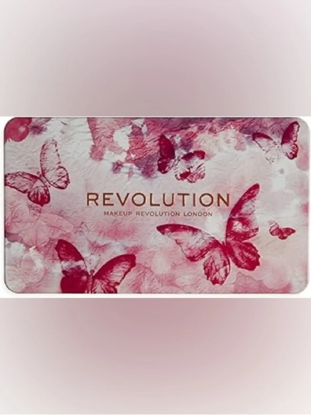Revolution Eyeshadow Palette — Pink, Purple, Blue, Green, Peach, Silver